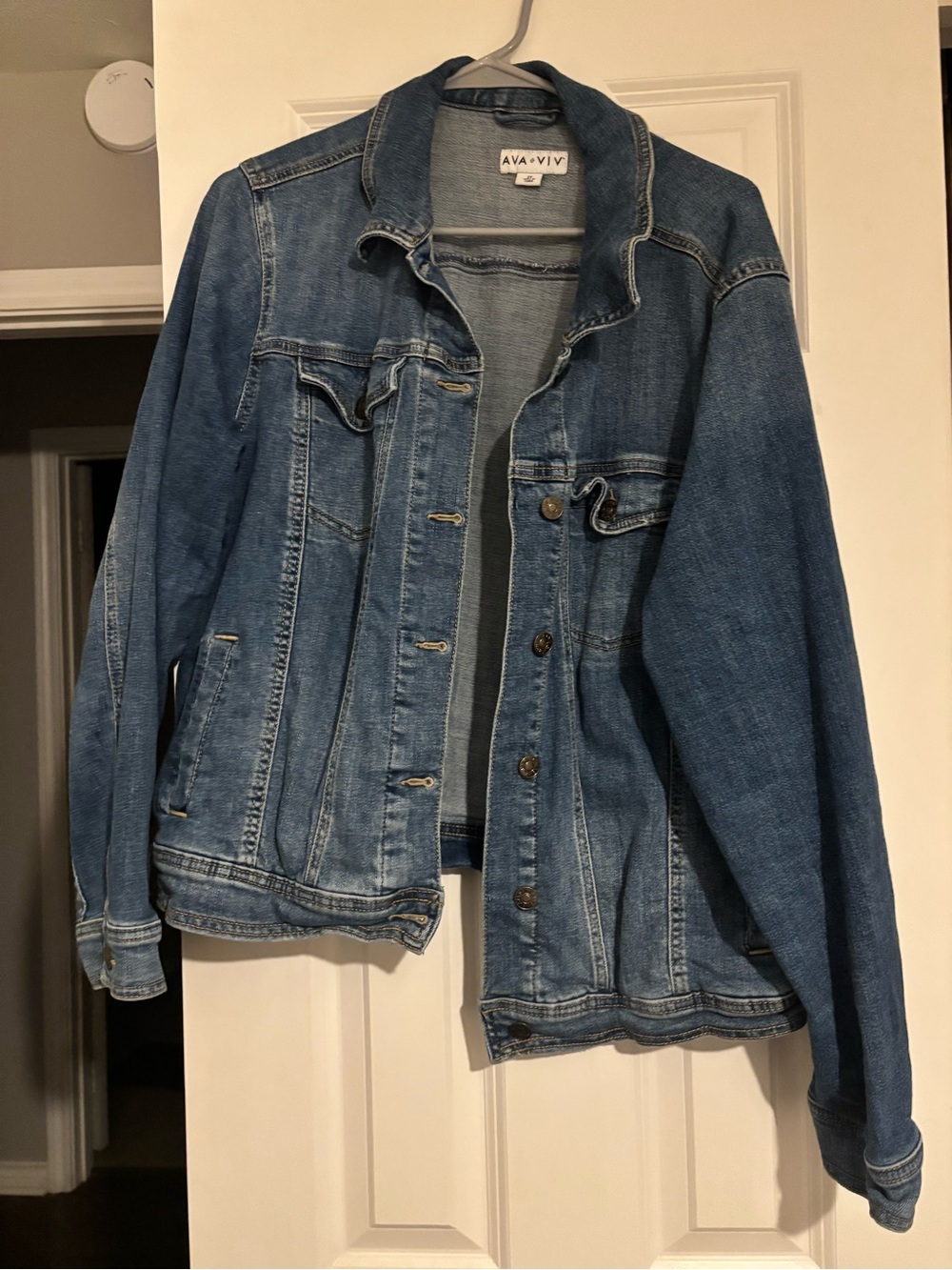 Ava & Viv Medium Blue Denim Trucker Jacket